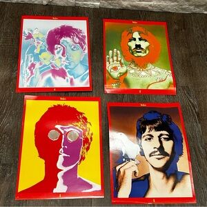 Beatles - 1967 - Psychedelic Fab Four - Approximately 8 x 11 inches